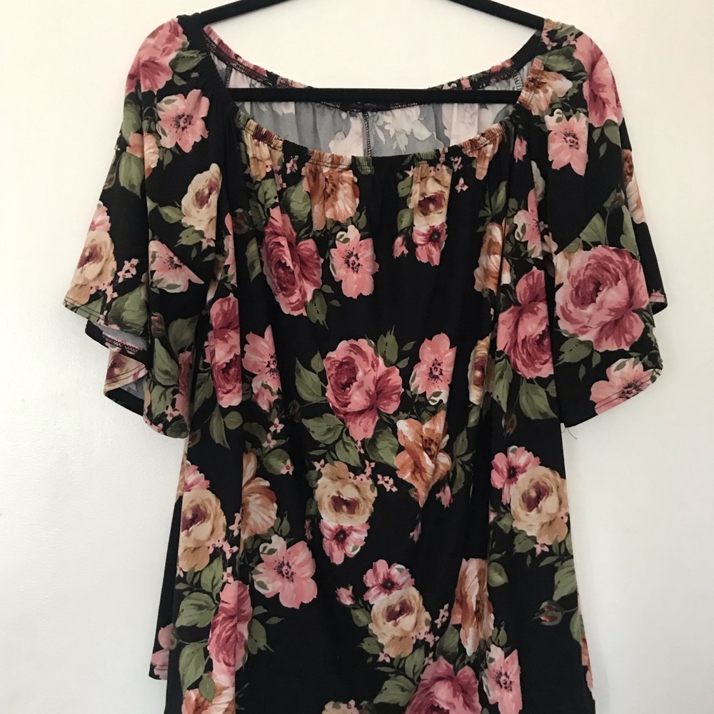 Floral print shirt